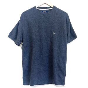 Polo Ralph Lauren Thermal Mens Shirt Size L Charcoal Gray Preppy Cotton Crew